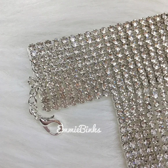 New Luxe Crystal Fringe Tassel Anklet - Picture 4 of 16